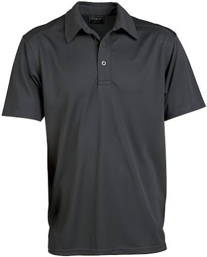 Stencil-Stencil Men's Glacier Polo-Charcoal / S-Corporate Apparel Online - 5