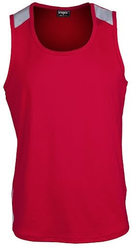 Stencil-Stencil Men's Team Singlet-Red/Silver / S-Corporate Apparel Online - 3