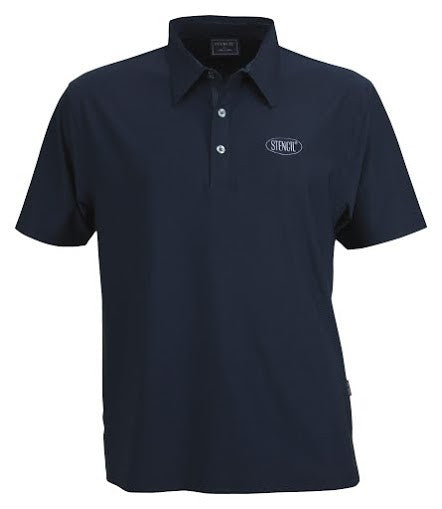 Stencil-Stencil Men's Argent Polo-Navy / S-Corporate Apparel Online - 4