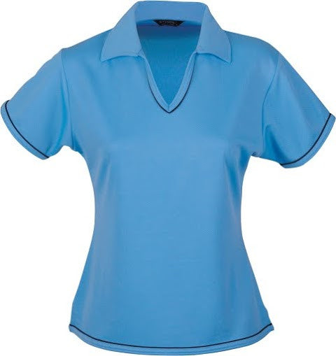 Stencil-Stencil Ladies' Cool Dry Polo 1st (12 Colour)-Bimini blue/Navy / 8-Corporate Apparel Online - 7