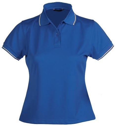 Stencil-Stencil Ladies' Lightweight C/D Polo-Royal blue/White/Navy / 8-Corporate Apparel Online - 4