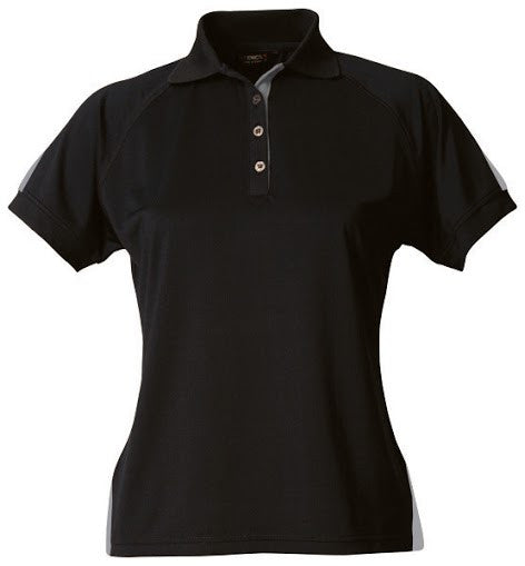 Stencil-Stencil Ladies' Team Polo-Black/Silver / 8-Corporate Apparel Online - 6