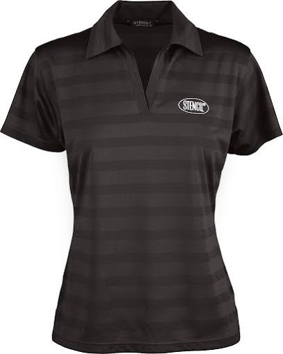 Stencil-Stencil Ladies' Ice Cool Polo-Black/Black / 8-Corporate Apparel Online - 3