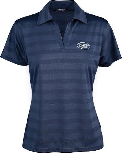 Stencil-Stencil Ladies' Ice Cool Polo-Navy/Navy / 8-Corporate Apparel Online - 2