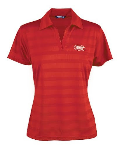 Stencil-Stencil Ladies' Ice Cool Polo-Red/Red / 8-Corporate Apparel Online - 7