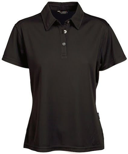 Stencil-Stencil Ladies' Glacier Polo-Black / 8-Corporate Apparel Online - 7