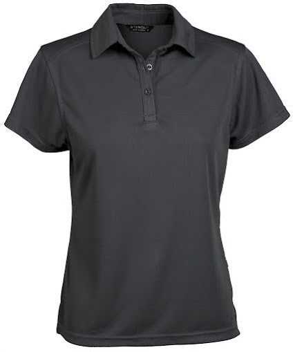 Stencil-Stencil Ladies' Glacier Polo-Charcoal / 8-Corporate Apparel Online - 5