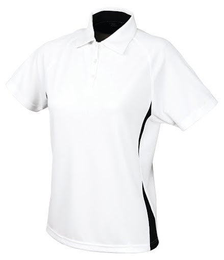 Stencil-Stencil Ladies' Arctic Polo-White/Navy / 8-Corporate Apparel Online - 1