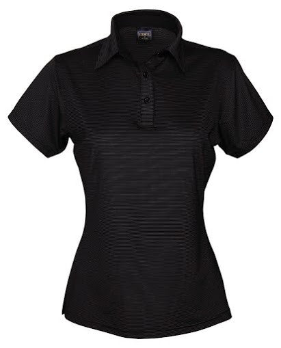 Stencil-Stencil Ladies' SilverTech Polo-Black/Silver / 8-Corporate Apparel Online - 6