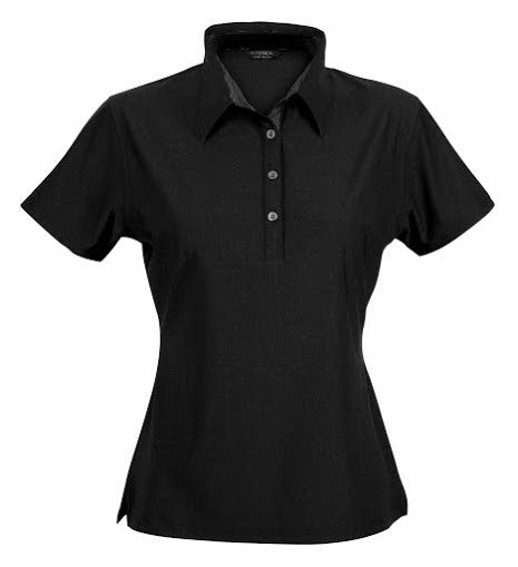 Stencil-Stencil Ladies' Argent Polo-Black ( indent colours ) / 8-Corporate Apparel Online - 9
