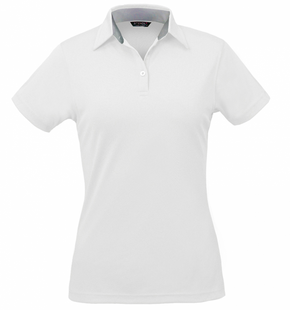 Stencil Kahve Ladies S/S Polo(1164)