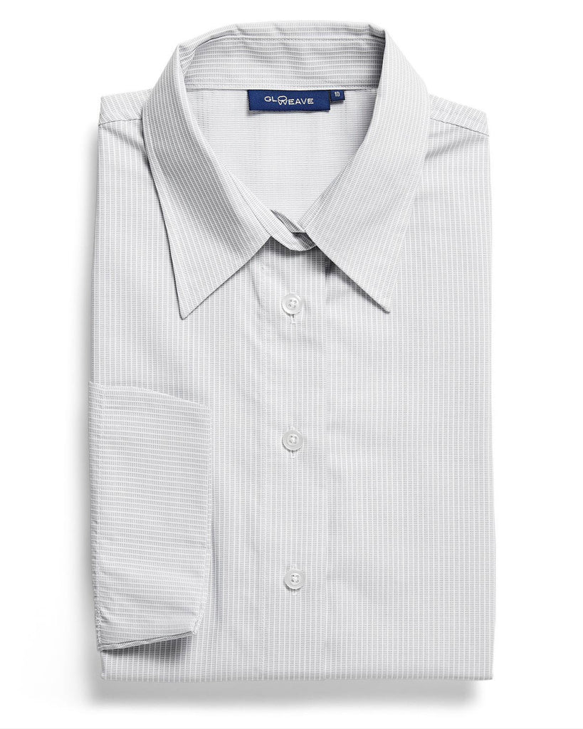 Gloweave-Gloweave Ladies Square Dobby 3/4 Sleeve Shirt-Mint / 6-Corporate Apparel Online - 5