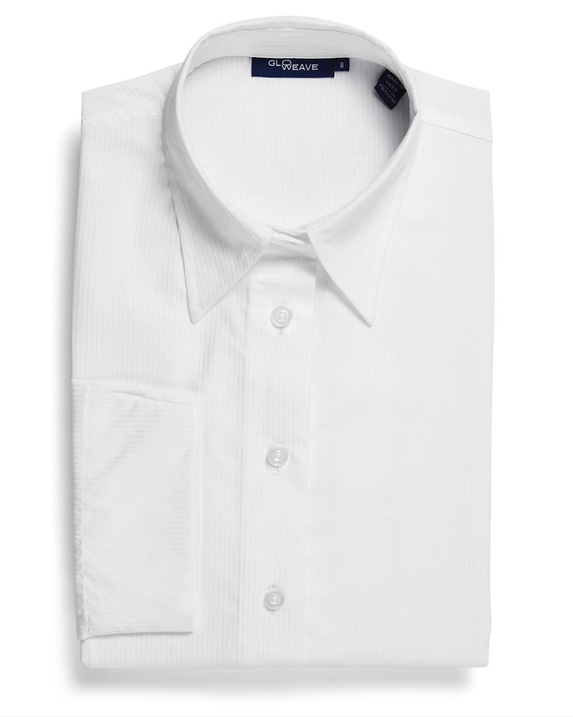Gloweave-Gloweave Ladies Square Dobby 3/4 Sleeve Shirt-White / 6-Corporate Apparel Online - 6