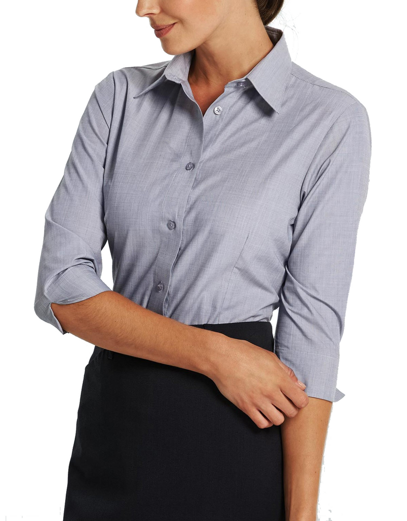 Gloweave-Gloweave Ladies End On End 3/4 Sleeve Shirt--Corporate Apparel Online - 1