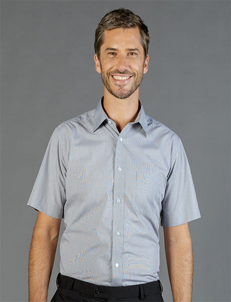 Gloweave Mens Puppy Tooth Check S/S Shirt (1267S)