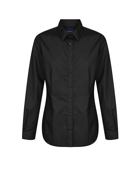 Gloweave Ladies  Premium Poplin Long Sleeve Shirt (1520WL)