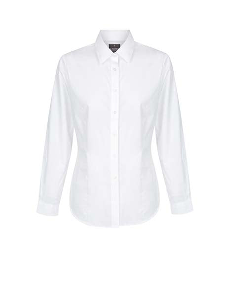 Gloweave Ladies  Premium Poplin Long Sleeve Shirt (1520WL)