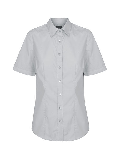 Gloweave Womens Premium Poplin Short Sleeve Shirt (1520WS)