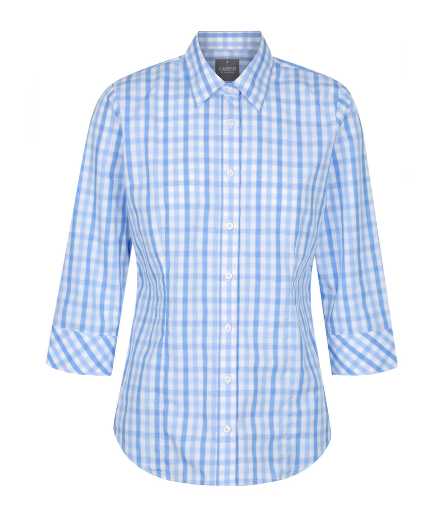 Gloweave Ladies Tonal Check 3/4 Sleeve Shirt (1711WL)