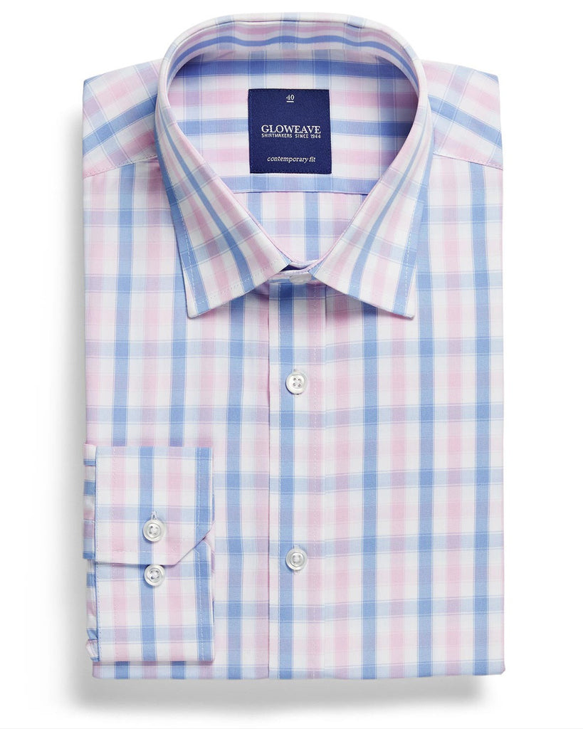 Gloweave-Gloweave Men's Soft Tonal Check L/S Shirt--Corporate Apparel Online - 2