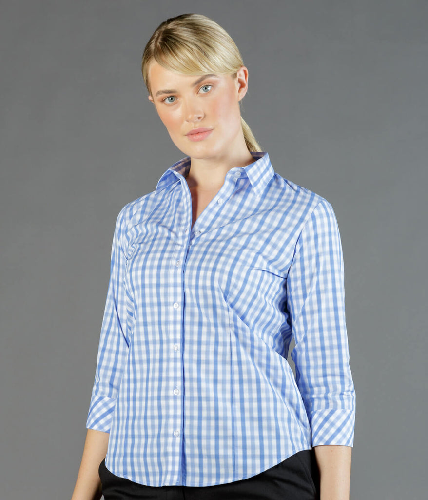 Gloweave Ladies Tonal Check 3/4 Sleeve Shirt (1711WL)
