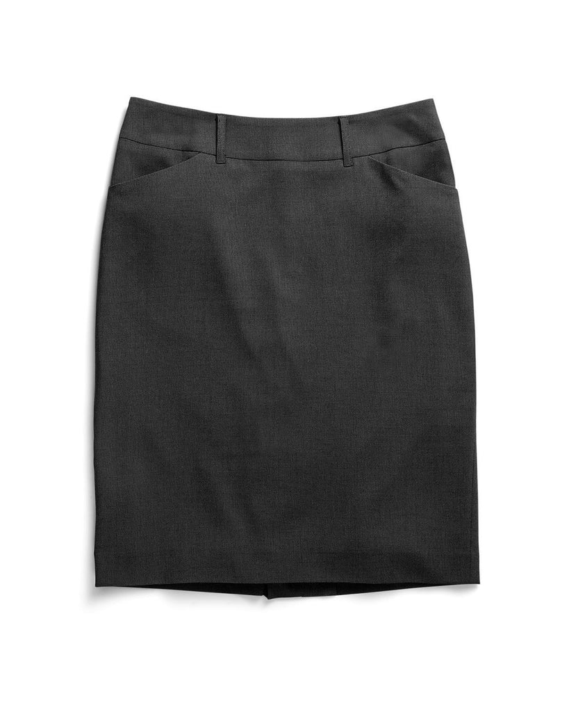 Gloweave-Gloweave Ladies Pencil Skirt-Charcoal / 8-Corporate Apparel Online - 2