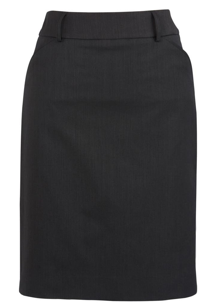 Biz Corporates Womens Cool Stretch Multi-Pleat Skirt (20115)