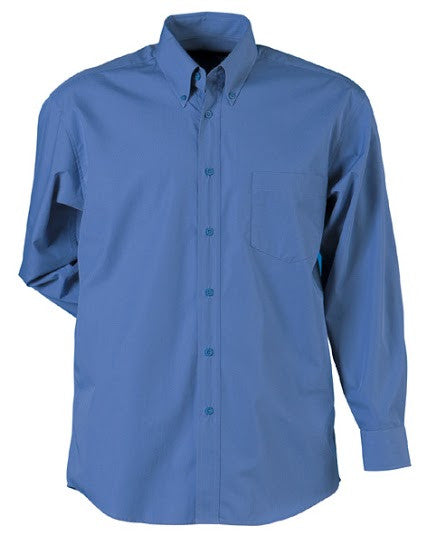 Stencil-Stencil Men's Nano Shirt (L/S)-Slate Blue / S-Corporate Apparel Online - 5