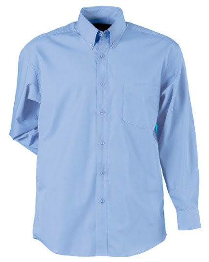 Stencil-Stencil Men's Nano Shirt (L/S)-Pale Blue / S-Corporate Apparel Online - 4