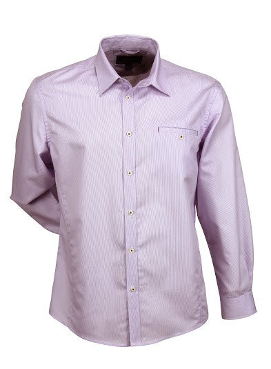 Stencil-Stencil Men's Empire Shirt (L/S)-Mauve/Mauve / S-Corporate Apparel Online - 6