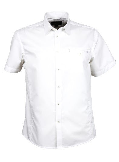 Stencil-Stencil Men's Empire Shirt (S/S)-White/White / S-Corporate Apparel Online - 1