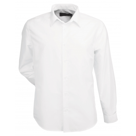 Stencil-Stencil Candidate 2035S Mens S/S Shirt-S / White-Uniform Wholesalers - 2