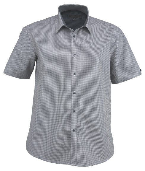 Stencil-Stencil Men's Dominion Shirt (S/S)-Black / S-Corporate Apparel Online - 1