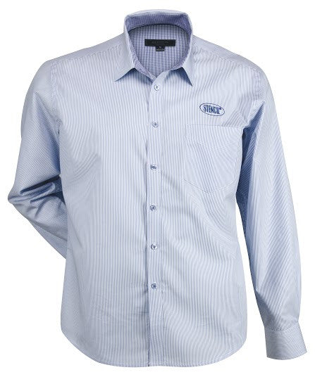 Stencil-Stencil Men's Inspire Shirt (L/S)-Sky Blue / S-Corporate Apparel Online - 2