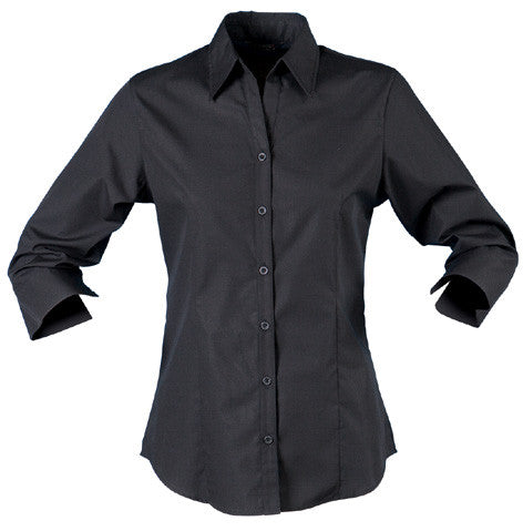 Stencil-Stencil Ladies' Nano Shirt (3/4 Sleeve)-Black / 8-Corporate Apparel Online - 6