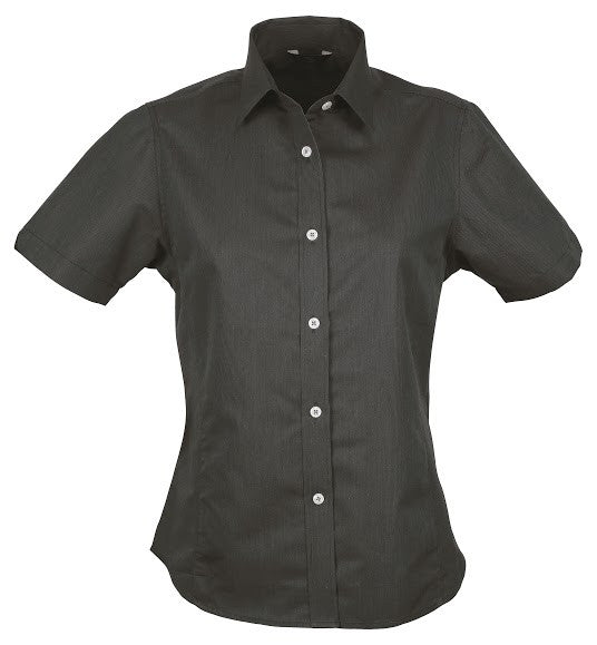 Stencil-Stencil Ladies' Empire Shirt (S/S)-Charcoal/Grey / 8-Corporate Apparel Online - 2