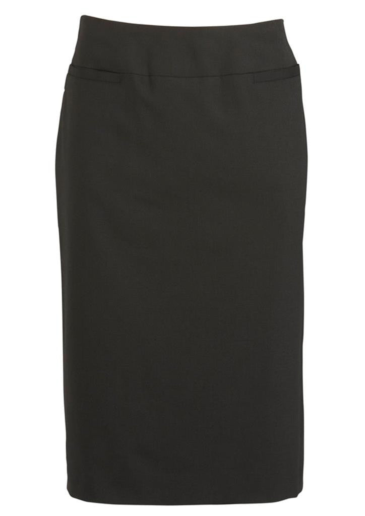 Biz Corporates Womens Comfort Wool Stretch Relaxed Fit Lined Skirt (24011)