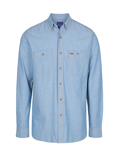 Gloweave Men's Iconic Chambray L/S Shirt (5045LN)