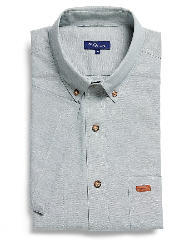 Gloweave-Gloweave Men's Iconic Chambray S/S Shirt--Corporate Apparel Online - 4