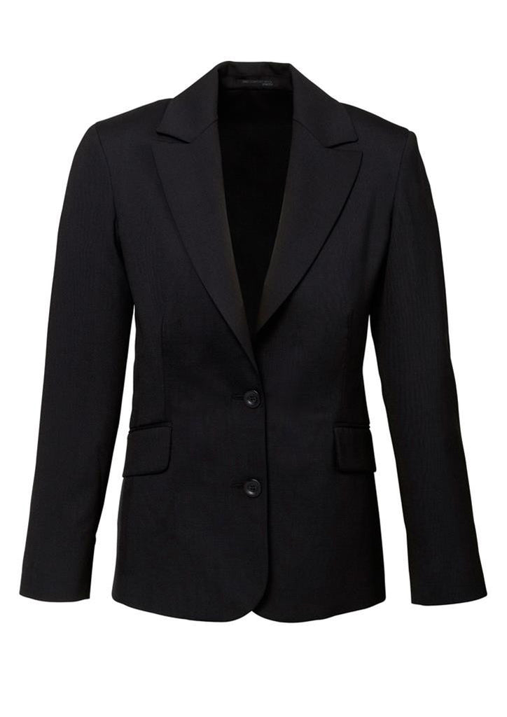 Biz Corporates Comfort Wool Stretch Womens Longline Jacket (64012)