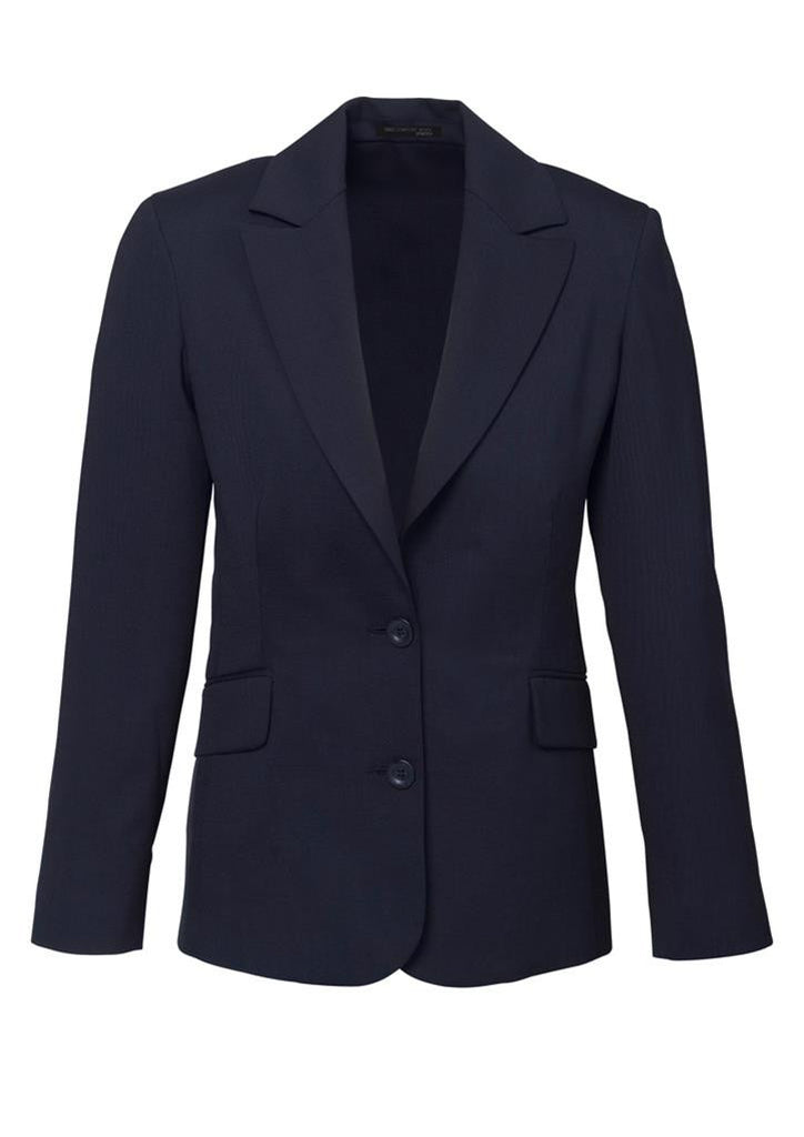 Biz Corporates Comfort Wool Stretch Womens Longline Jacket (64012)