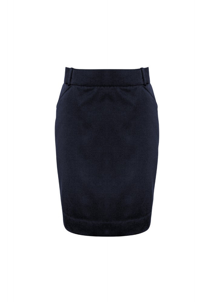 Biz Collection-Biz Collection Detroit Ladies Skirt-4 / NAVY-Corporate Apparel Online - 3