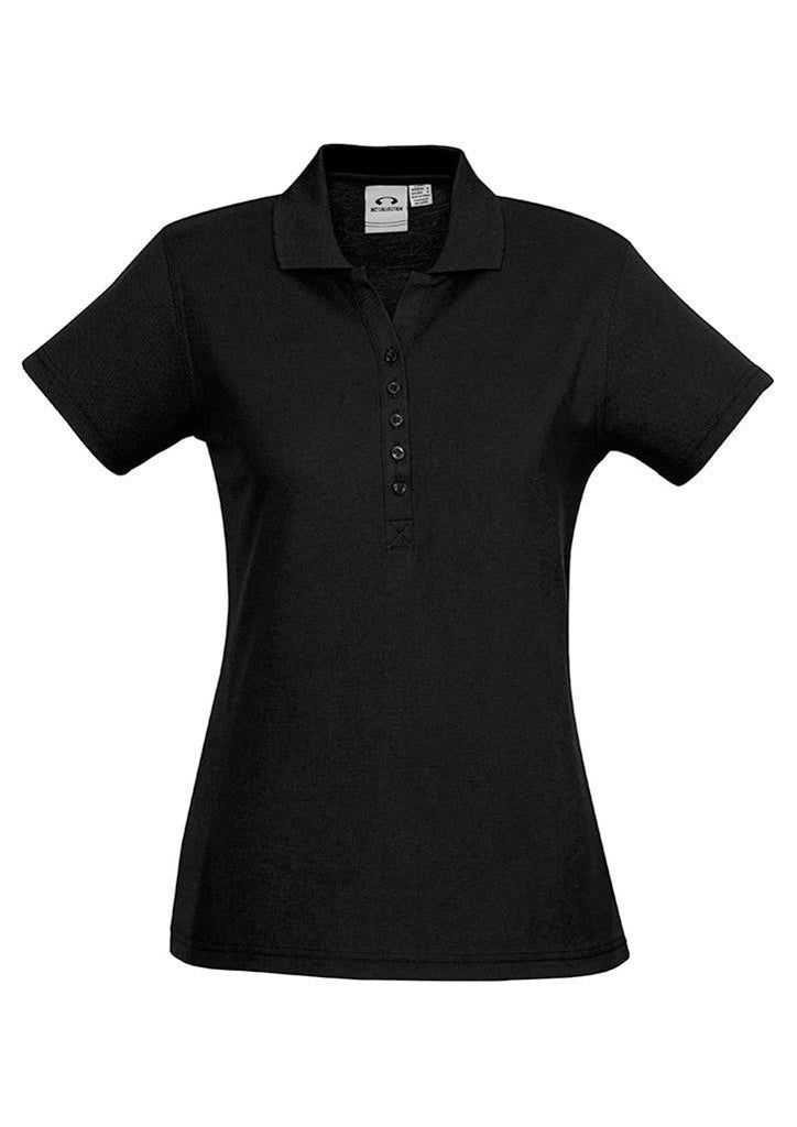 Biz Collection-Biz Collection Ladies Crew Polo(1st 10 Colours)-Black / 8-Corporate Apparel Online - 9