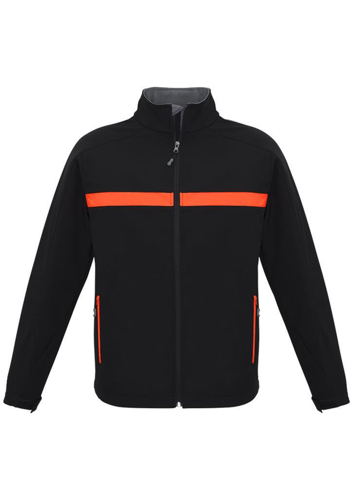 Biz Collection-Biz Collection Unisex Charger Jacket-Black/Fluoro Orange/Grey / XXS-Corporate Apparel Online - 2