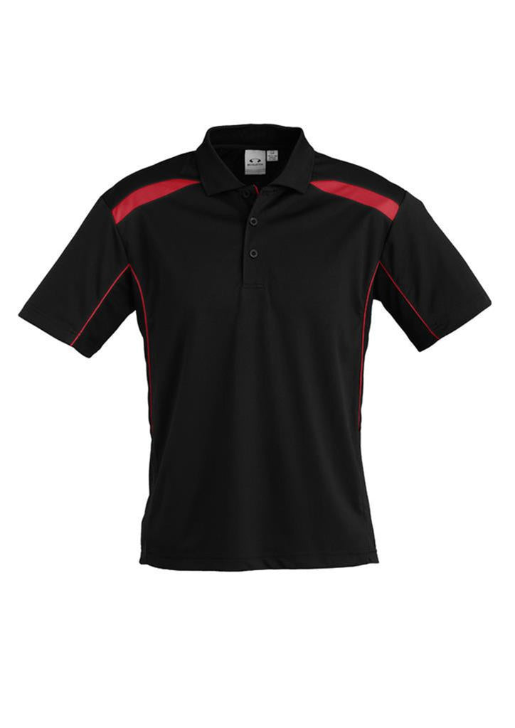 Biz Collection-Biz Collection Mens United Short Sleeve Polo 1st ( 11 Colour )-Black / Red / Small-Corporate Apparel Online - 6
