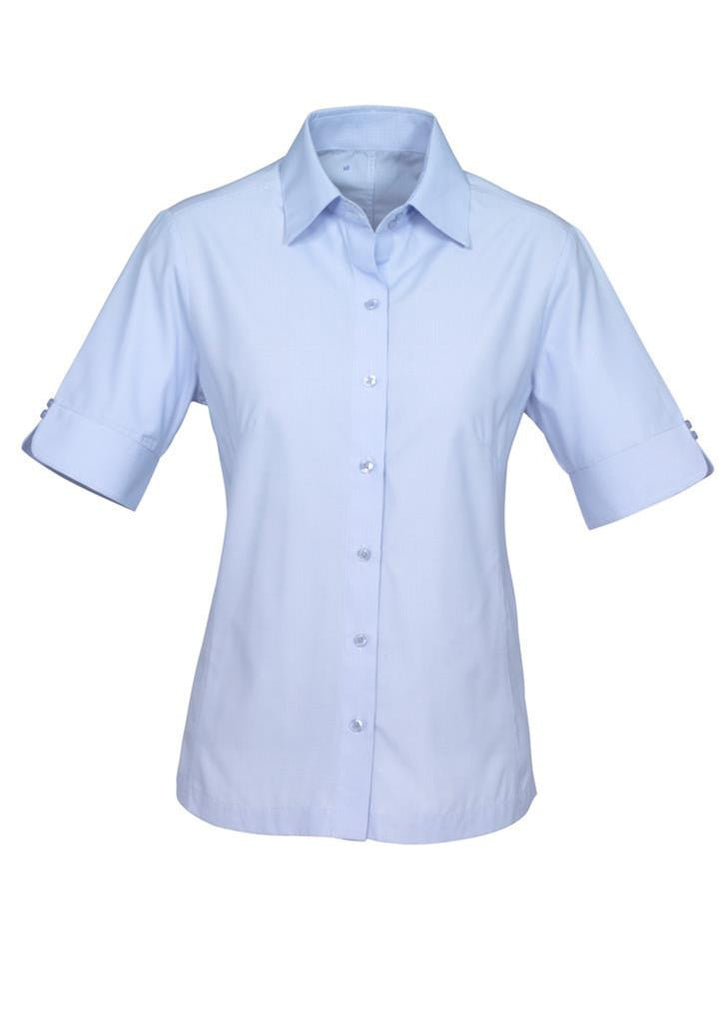Biz Collection-Biz Collection Ladies Ambassador Shirt-3/4 Sleeve-Blue / 6-Corporate Apparel Online - 2
