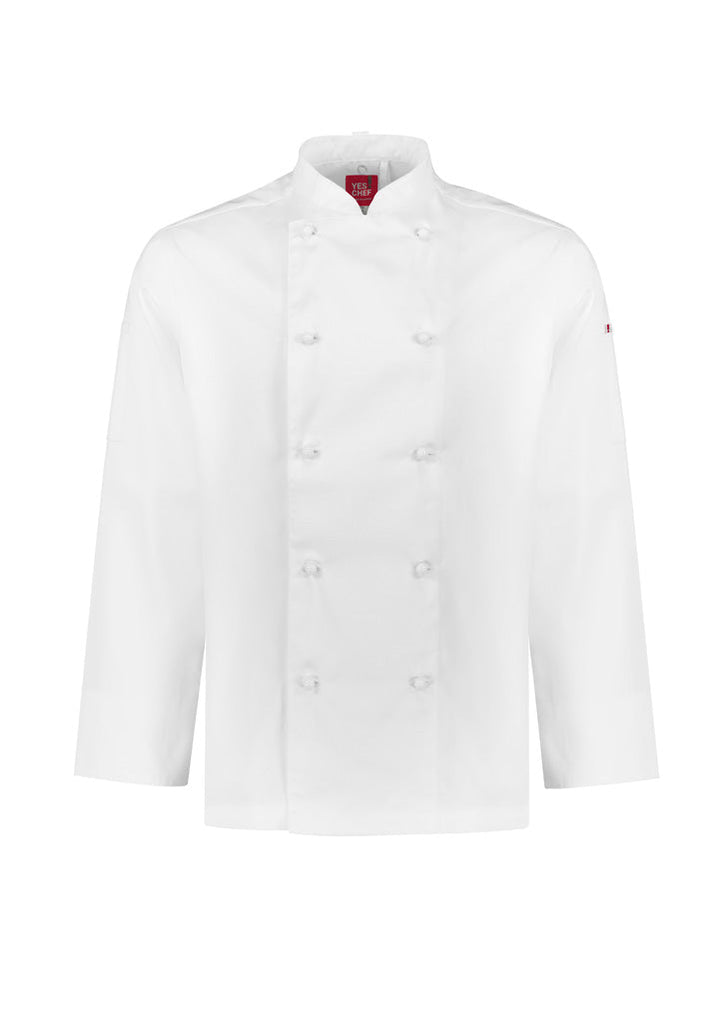 Biz Collection Mens Al Dente Long Sleeve Chef Jackett (CH230ML)