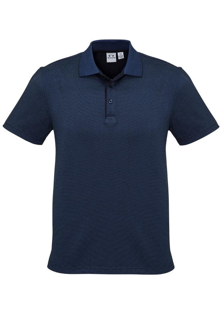 Biz Collection-Biz Collection Mens Shadow Polo-Carbon Blue / S-Corporate Apparel Online - 2