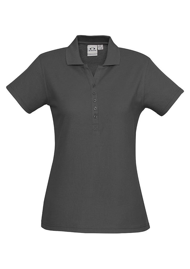 Biz Collection-Biz Collection Ladies Crew Polo(1st 10 Colours)-Charcoal / 8-Corporate Apparel Online - 11