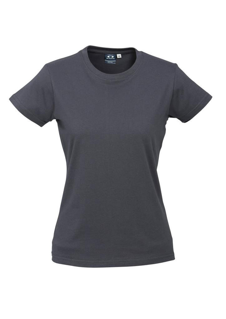 Biz Collection-Biz Collection Ladies Ice Tee 1st ( 10 Colour )-Charcoal / 6-Corporate Apparel Online - 3